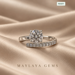 Load image into Gallery viewer, Women's round-diamond ring M182 for MG-CR-31
