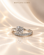 Load image into Gallery viewer, Maylaya Gems M182 — White Background Duo, glossy cream resting view
