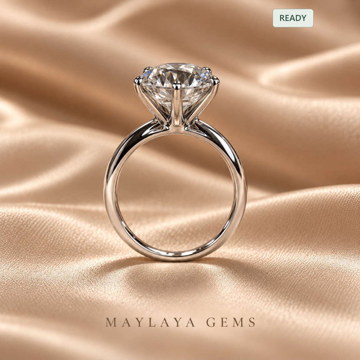 Maylaya gems m191 diamond ring — product view