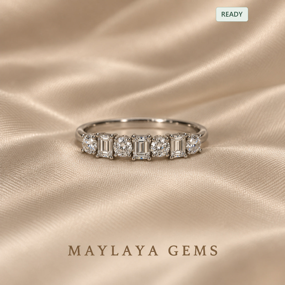 Maylaya gems mgz1 diamond ring — product view