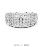 Load image into Gallery viewer, Maylaya Gems lab-grown diamond ring in white gold
