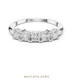 Load image into Gallery viewer, Maylaya Gems lab-grown diamond ring in white gold
