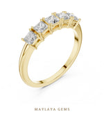 Load image into Gallery viewer, Maylaya Gems lab-grown diamond ring in yellow gold
