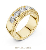 Load image into Gallery viewer, Maylaya Gems lab-grown diamond ring in yellow gold
