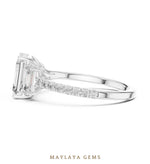Load image into Gallery viewer, Maylaya Gems lab-grown diamond ring in white gold
