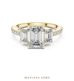Load image into Gallery viewer, Maylaya Gems lab-grown diamond ring in yellow gold
