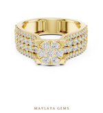 Load image into Gallery viewer, Maylaya Gems lab-grown diamond ring in yellow gold
