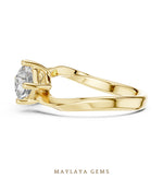 Load image into Gallery viewer, Maylaya Gems lab-grown diamond ring in yellow gold
