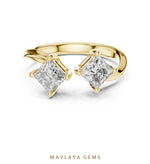 Load image into Gallery viewer, Maylaya Gems lab-grown diamond ring in yellow gold
