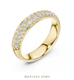 Load image into Gallery viewer, Maylaya Gems lab-grown diamond ring in yellow gold
