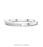 Load image into Gallery viewer, Maylaya Gems lab-grown diamond ring in white gold
