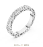 Load image into Gallery viewer, Maylaya Gems lab-grown diamond ring in white gold
