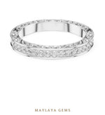 Load image into Gallery viewer, Maylaya Gems lab-grown diamond ring in white gold
