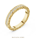 Load image into Gallery viewer, Maylaya Gems lab-grown diamond ring in yellow gold
