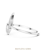 Load image into Gallery viewer, Maylaya Gems lab-grown diamond ring in white gold
