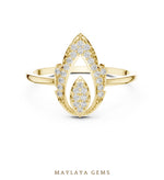 Load image into Gallery viewer, Maylaya Gems lab-grown diamond ring in yellow gold
