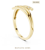 Load image into Gallery viewer, Maylaya Gems lab-grown diamond ring in yellow gold
