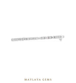 Load image into Gallery viewer, Maylaya Gems men's diamond bracelet — White Gold

