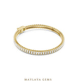 Load image into Gallery viewer, Maylaya Gems men's diamond bracelet — Yellow Gold
