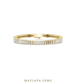 Load image into Gallery viewer, Maylaya Gems men's diamond bracelet — Yellow Gold
