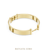 Load image into Gallery viewer, Maylaya Gems men's diamond bracelet — Yellow Gold
