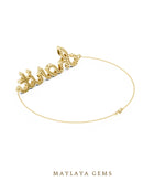 Load image into Gallery viewer, Maylaya Gems men's diamond bracelet — Yellow Gold
