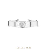 Load image into Gallery viewer, Maylaya Gems men's diamond bracelet — White Gold
