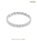 Load image into Gallery viewer, Maylaya Gems men's diamond bracelet — White Gold
