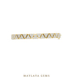 Load image into Gallery viewer, Maylaya Gems men's diamond bracelet — Yellow Gold
