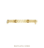 Load image into Gallery viewer, Maylaya Gems men's diamond bracelet — Yellow Gold
