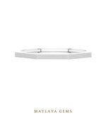 Load image into Gallery viewer, Maylaya Gems men's diamond bracelet — White Gold
