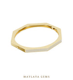 Load image into Gallery viewer, Maylaya Gems men's diamond bracelet — Yellow Gold
