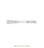 Load image into Gallery viewer, Maylaya Gems lab-grown diamond bracelet in white gold
