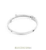 Load image into Gallery viewer, Maylaya Gems lab-grown diamond bracelet in white gold
