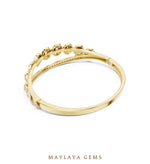 Load image into Gallery viewer, Maylaya Gems lab-grown diamond bracelet in yellow gold
