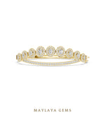 Load image into Gallery viewer, Maylaya Gems lab-grown diamond bracelet in yellow gold
