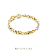 Load image into Gallery viewer, Maylaya Gems lab-grown diamond bracelet in yellow gold
