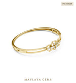 Load image into Gallery viewer, Maylaya Gems lab-grown diamond bracelet in yellow gold
