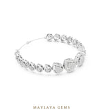 Load image into Gallery viewer, Maylaya Gems lab-grown diamond bracelet in white gold
