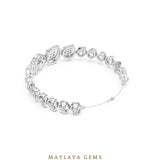 Load image into Gallery viewer, Maylaya Gems lab-grown diamond bracelet in white gold
