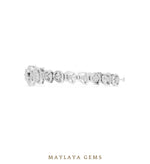 Load image into Gallery viewer, Maylaya Gems lab-grown diamond bracelet in white gold
