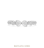 Load image into Gallery viewer, Maylaya Gems lab-grown diamond bracelet in white gold

