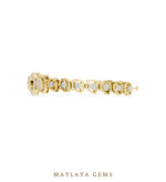 Load image into Gallery viewer, Maylaya Gems lab-grown diamond bracelet in yellow gold
