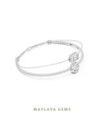 Load image into Gallery viewer, Maylaya Gems lab-grown diamond bracelet in white gold

