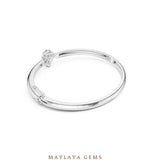 Load image into Gallery viewer, Maylaya Gems lab-grown diamond bracelet in white gold
