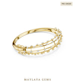Load image into Gallery viewer, Maylaya Gems lab-grown diamond bracelet in yellow gold
