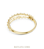 Load image into Gallery viewer, Maylaya Gems lab-grown diamond bracelet in yellow gold

