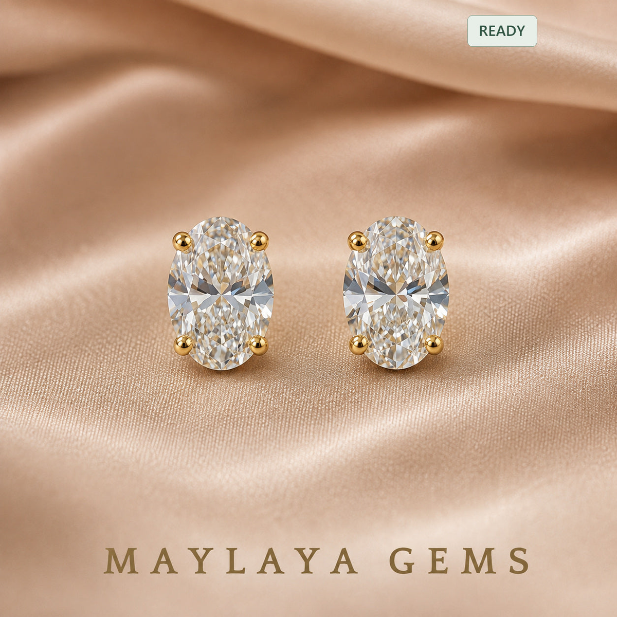 Maylaya gems stk 4 earrings
