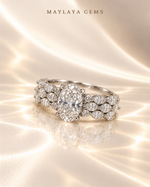 Load image into Gallery viewer, Maylaya Gems Stk119 — White Background Duo, glossy cream resting view

