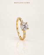 Load image into Gallery viewer, Maylaya Gems Stk93 — White Background Duo, soft white standing view
